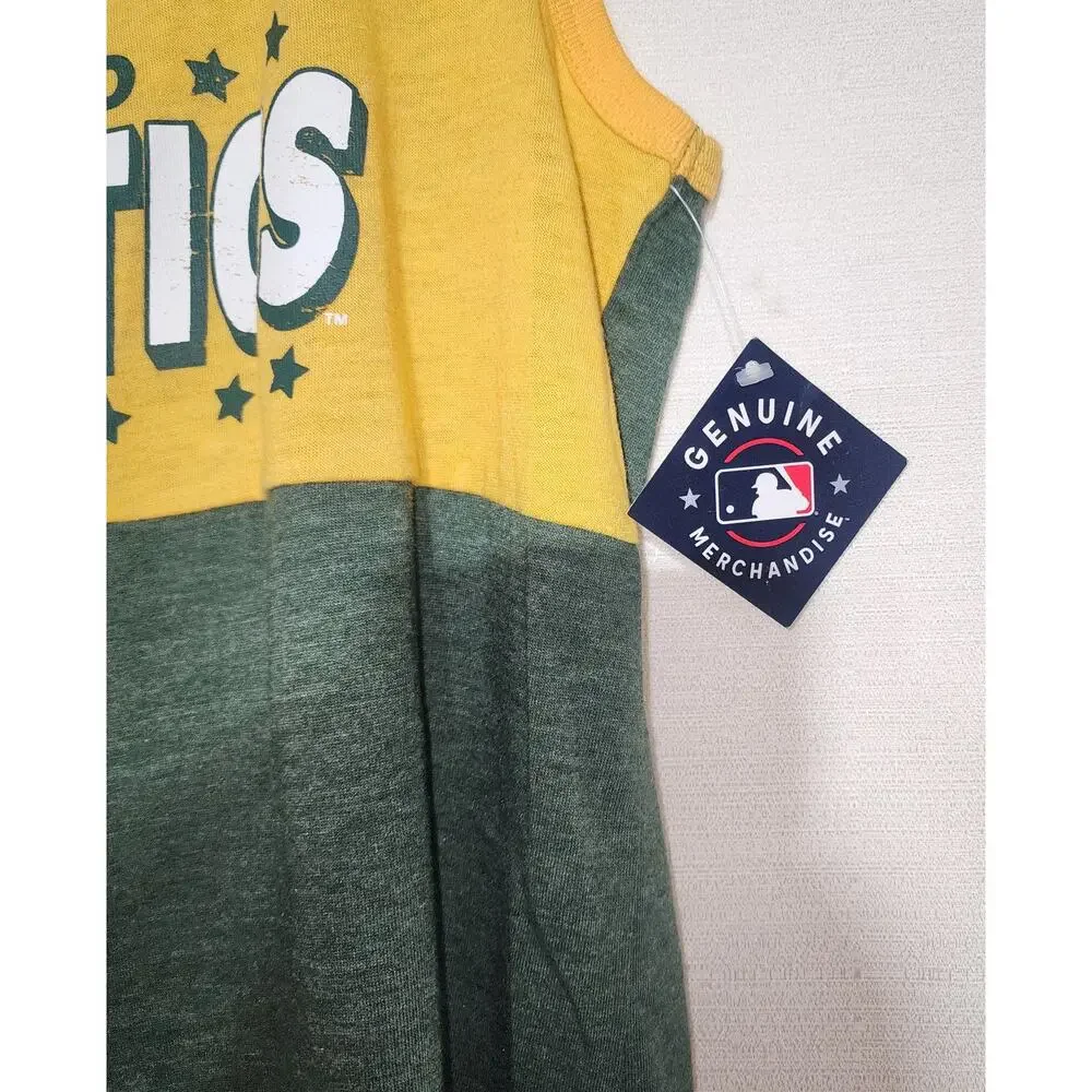 Oakland athletics kids tank top small